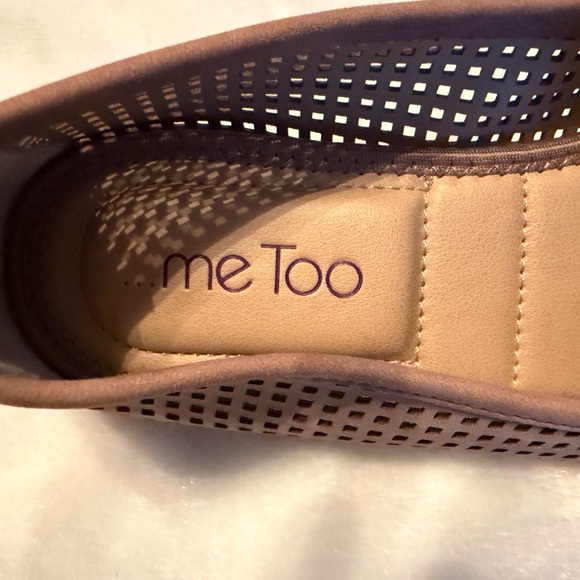 Me Too Brown Perforated Women's Loafers - Picture 5 of 8